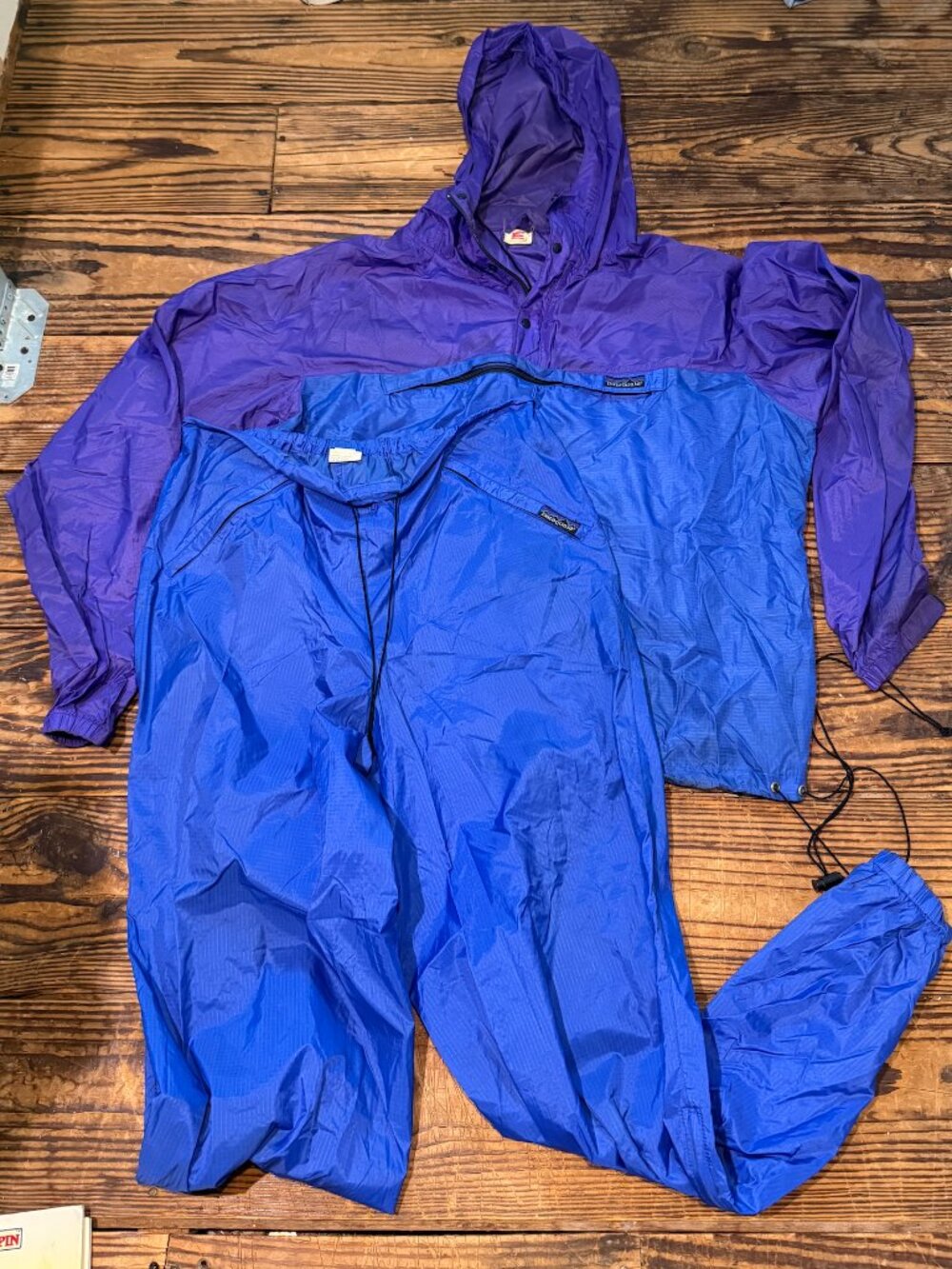 Vintage Patagonia Tracksuit Windbreaker Jacket & Pants Mens Large Made in Japan!